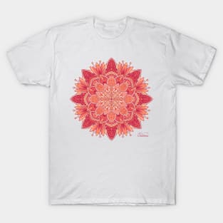 Blood Orange Mandala T-Shirt